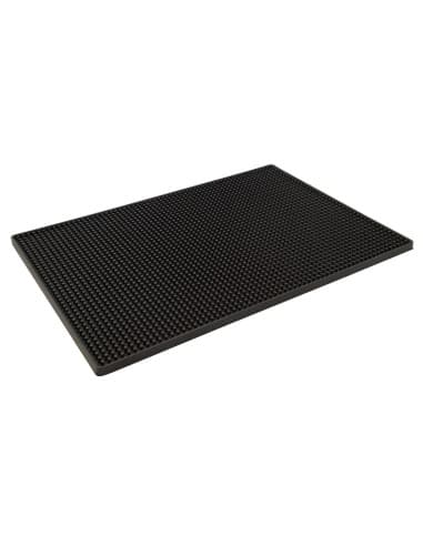 Tapis de bar Beaumont noir 300 x 450 mm