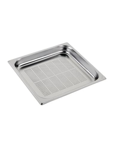 Bac inox perforé GN 2/3 Gastro M profondeur 20mm