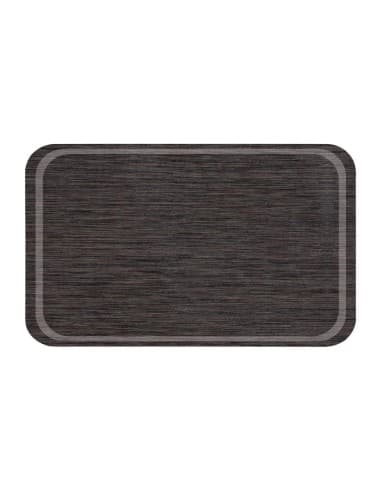 Plateau rond en mélamine Roltex GN1/1 antidérapant 530x325mm wengé