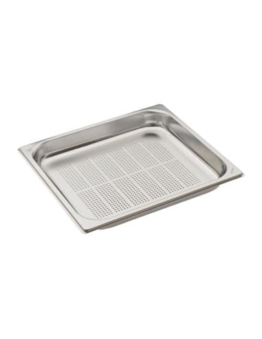 Bac inox perforé GN 2/3 Gastro M profondeur 40mm