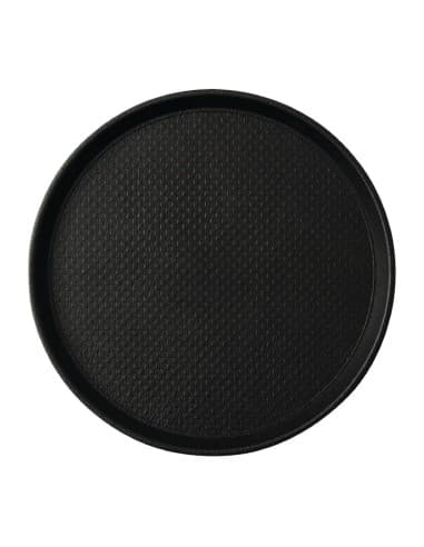 Plateau antidérapant Roltex Blackline rond 310mm noir