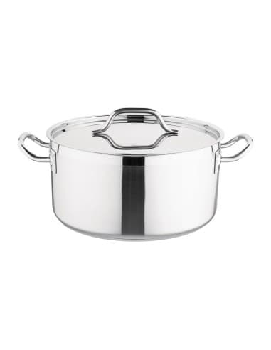 Braisière inox avec couvercle Nisbets Essentials 32 cm