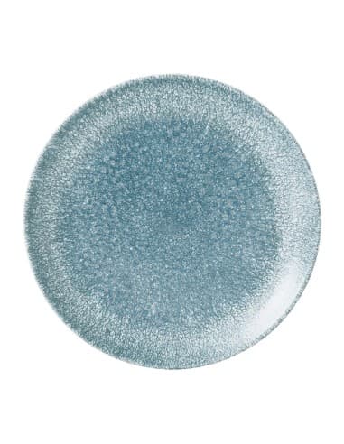 Assiettes rondes Churchill Studio Prints Raku Topaz Blue 165mm (Lot de 12)