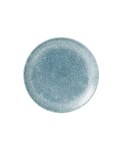 Assiettes rondes Churchill Studio Prints Raku Topaz Blue 217mm (Lot de 12)