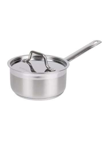 Casserole inox avec couvercle Nisbets Essentials 160mm