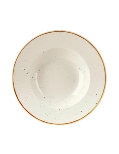 Bols à bord large Churchill Stonecast Barley White 280mm (Lot de 12)