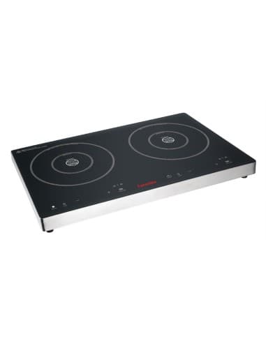 Double plaque de cuisson induction Ă commande tactile Caterlite 3Â kW