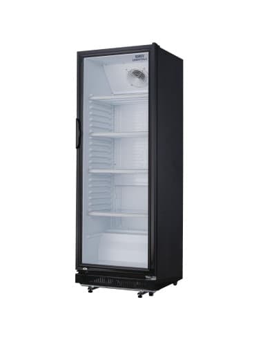 Vitrine réfrigérée positive verticale Nisbets Essentials noire 346L
