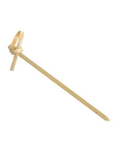 Piques boucles bambou Fiesta Compostable 90mm (lot de 100)