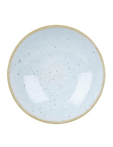 Assiettes coupes rondes Churchill Stonecast Duck Egg Blue 182mm (Lot de 12)
