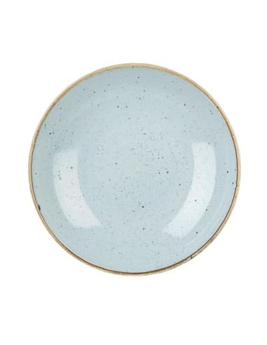 Assiettes coupes rondes Churchill Stonecast Duck Egg Blue 220mm (Lot de 12)