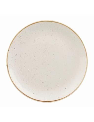 Assiettes rondes Churchill Stonecast Barley White 165mm (Lot de 12)