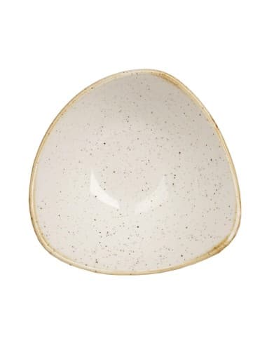 Bols triangulaires Churchill Stonecast Barley White 178mm (Lot de 12)