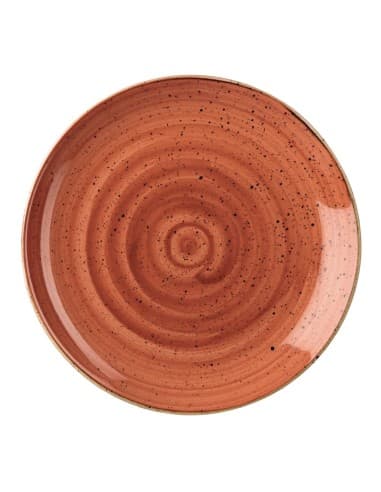 Assiettes rondes Churchill Stonecast Spiced Orange 165mm (Lot de 12)