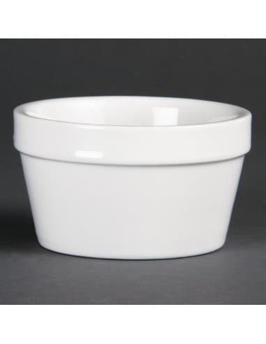 Ramequins empilables Olympia Whiteware 95mm (Lot de 6)