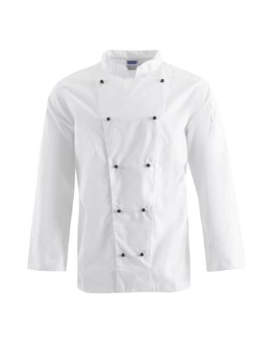 Veste de cuisine mixte Whites Chicago manches longues blanche L