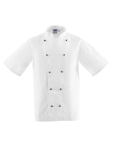 Veste de cuisine mixte Whites Chicago manches courtes blanche L