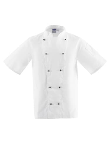 Veste de cuisine mixte Whites Chicago manches courtes blanche XXL