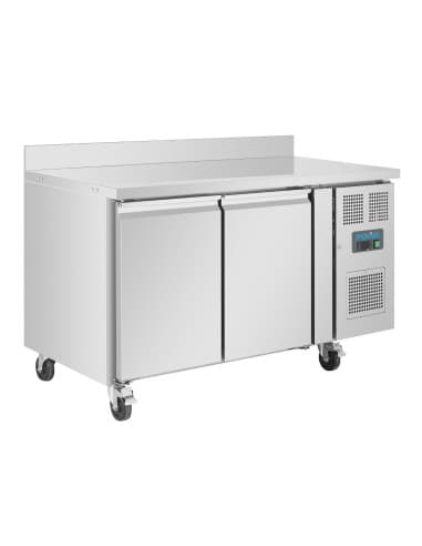 Table réfrigérée négative avec dosseret Polar Série U 2 portes 282L