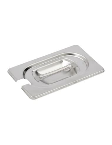 Couvercle inox avec encoche GN 1/9 Gastro M