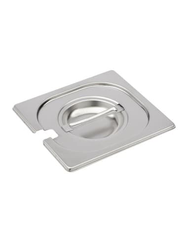 Couvercle inox avec encoche GN 1/6 Gastro M