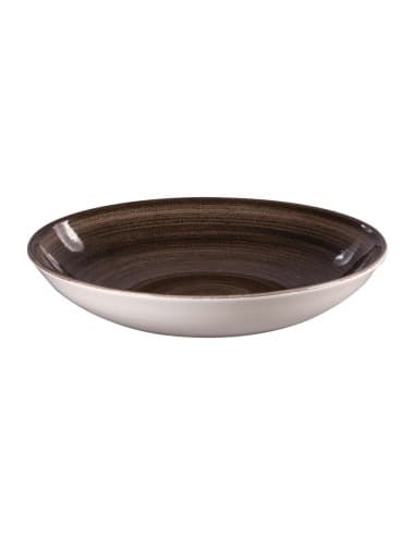 Bols Churchill Stonecast Patina Black 248mm (Lot de 12)