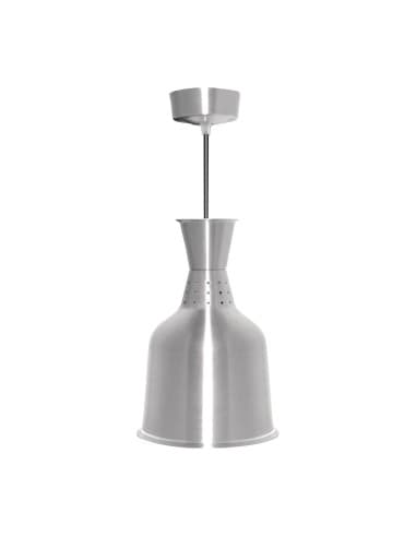 Lampe chauffante Buffalo finition métal brossé