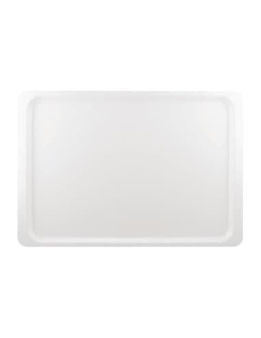Plateau de service en polyester Roltex Euronorme 530 x 370mm blanc
