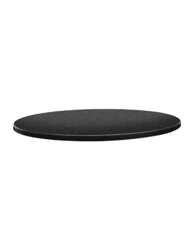 Plateau de table rond Topalit Classic Line 80cm anthracite