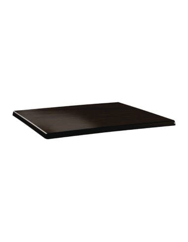 Plateau de table rectangulaire Topalit Classic Line 120x80cm wengé