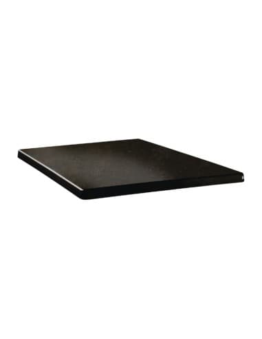 Plateau de table carré Topalit Classic Line 70x70cm cyprus metal