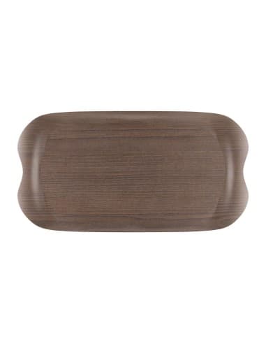 Plateau de service Roltex Wave 43x23cm palissandre veiné