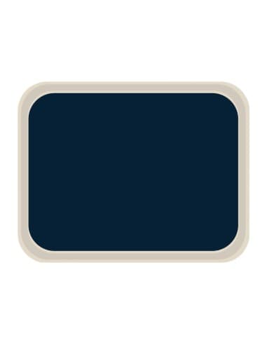 Plateau de service en polyester Roltex standard 455x355mm bleu