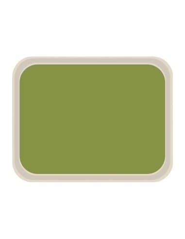 Plateau de service en polyester Roltex America 460 x 360mm vert