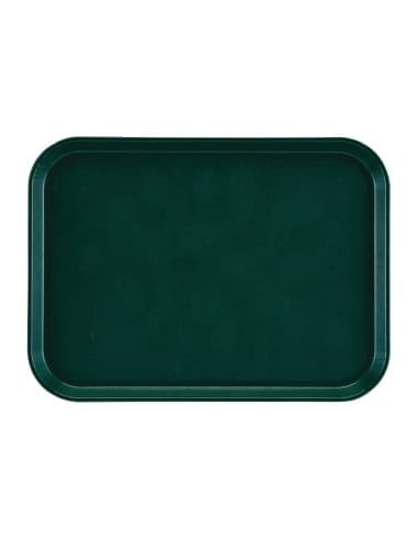Plateau antidérapant rectangulaire en fibre de verre Cambro EpicTread vert 415 mm