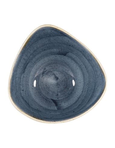 Bols triangulaires Churchill Stonecast Blueberry 153mm (Lot de 12)