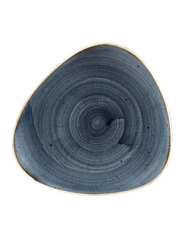 Assiettes triangulaires Churchill Stonecast Blueberry 192mm (Lot de 12)