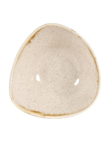 Bols triangulaires Churchill Stonecast Nutmeg Cream 153mm (Lot de 12)