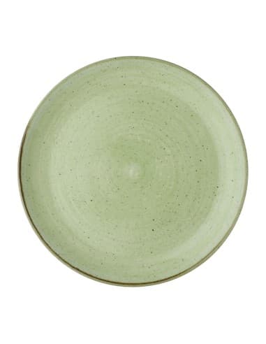 Assiettes avec rebord Churchill Stonecast Sage Green 288mm (Lot de 12)