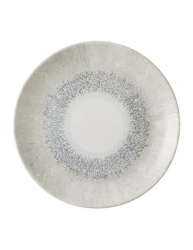 Assiettes rondes Churchill Studio Prints Fusion Grey 260mm (Lot de 12)