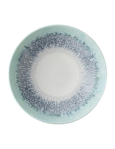 Assiettes coupes rondes Churchill Studio Prints Fusion Blue 182mm (Lot de 12)