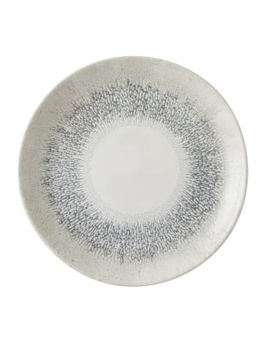 Assiettes rondes Churchill Studio Prints Fusion Grey 217mm (Lot de 12)