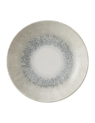 Assiettes coupes rondes Churchill Studio Prints Fusion Grey 248mm (Lot de 12)
