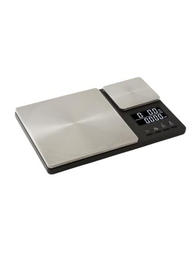 Balance de cuisine double plateforme en inox KitchenAid Global noire