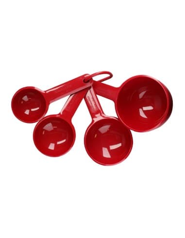 Tasses doseuses KitchenAid rouge empire (lot de 4)