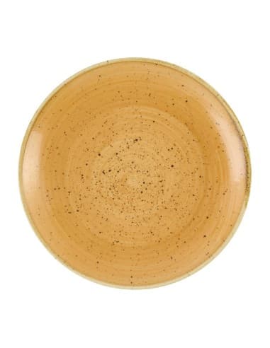 Assiettes avec rebord Churchill Stonecast Tangerine 165mm (Lot de 12)