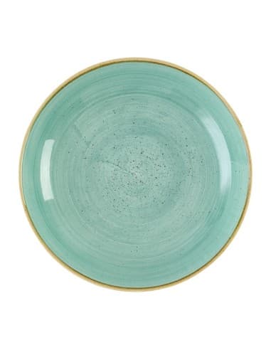 Assiettes coupes rondes Churchill Stonecast Mint 182mm (Lot de 12)