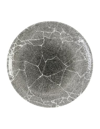 Assiettes rondes Churchill Studio Prints Kintsugi Quartz Black 260mm (Lot de 12)