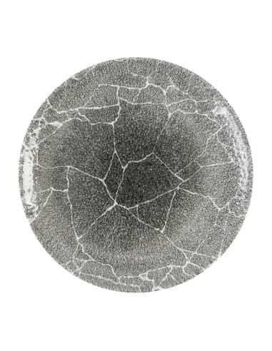 Assiettes rondes Churchill Studio Prints Kintsugi Quartz Black 288mm (Lot de 12)