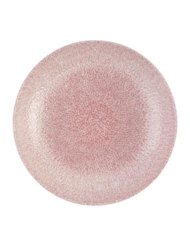 Assiettes coupes rondes Churchill Studio Prints Raku Rose Quartz Pink 248mm (Lot de 12)